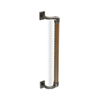 シロクマ オフセット手すりディンプル アンバー/Mオーク BR-573 600mm |b03