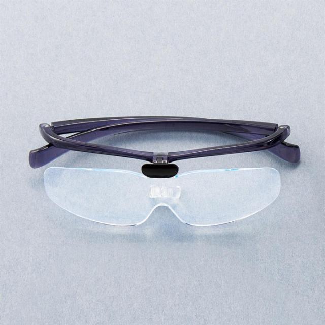 クロバー クロバークラフトルーペ 1.6倍＆2.0倍 スモーキーグレー 57