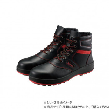 シモン 安全靴 SL22 R 黒/赤 26cm 1706230 |b03