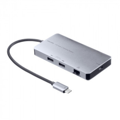サンワサプライ USB Type-C ドッキングステーション USB-DKM8S |b03