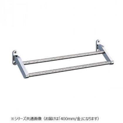 シロクマ フラット二段タオル掛 400mm 金 BT-41 |b03 16,163円