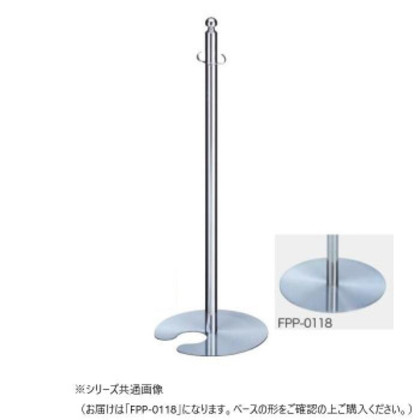 シロクマ フロアパーティションポール クローム/鏡面 FPP-0118 |b03