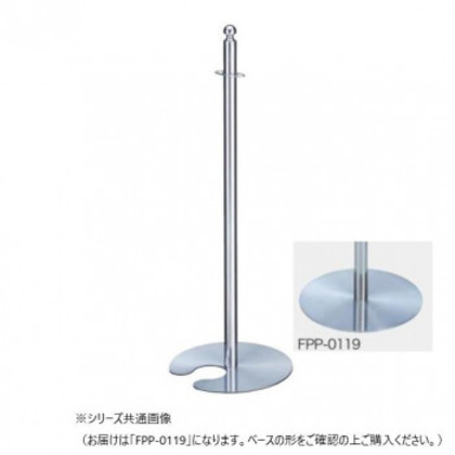 シロクマ フロアパーティションポール クローム/鏡面 FPP-0119 |b03