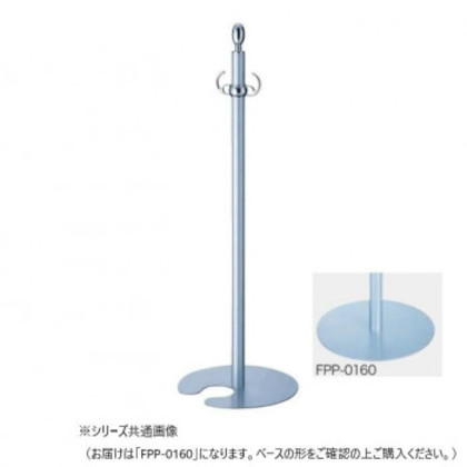 シロクマ フロアパーティションポール クローム/シルバー FPP-0160 |b03