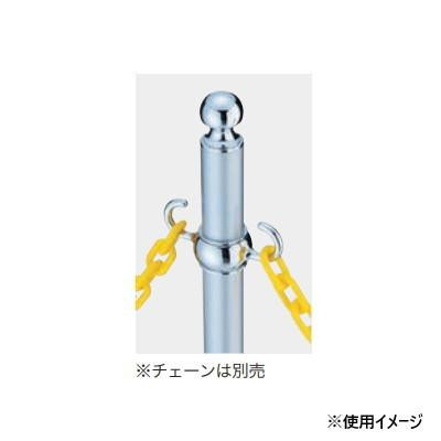 シロクマ フロアパーティションポール クローム/シルバー FPP-0262 |b03_2