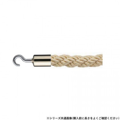 シロクマ パーティションロープ φ25×1200mm 金/ゴールド FPR-25C |b03