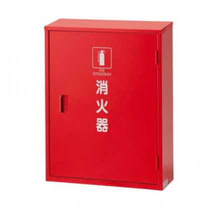 ユニット 消火器格納庫(2本入用) 376-18A |b03