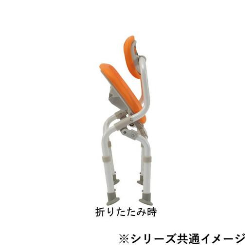 シャワーチェア ユクリア コンパクトおりたたみN PN-L40721D オレンジ 350982 S0815 |b03_1