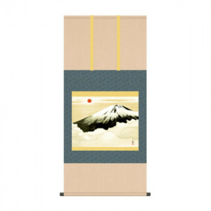 掛軸 横山大観霊峰不二 54.5×115cm KZ2G9-003 |b03