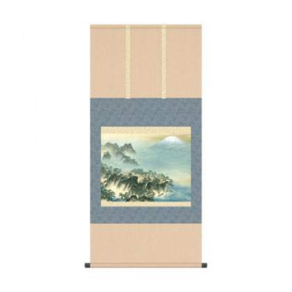 掛軸 横山大観蓬莱山 54.5×115cm KZ2G9-006 |b03