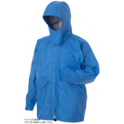 スミクラ レインウェア レインマスター ポリカ ジャケット ブルー 4L J-613 |b03