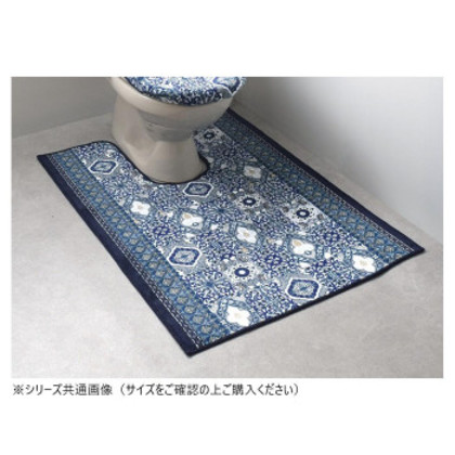 パレスタイル トイレマット(抗菌防臭 吸水速乾) 日本製 80×160cm ブルー |b03