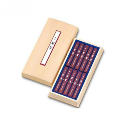 奥野晴明堂 極品 薫翠 短寸筒箱10本入 桐箱入り |b03