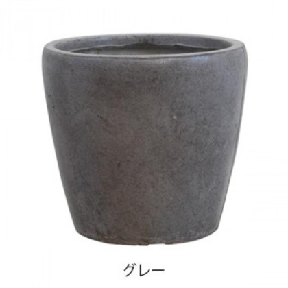 グリーンポット 植木鉢 ファントム ラウンド グレー 35cm GA-2035GY |b03