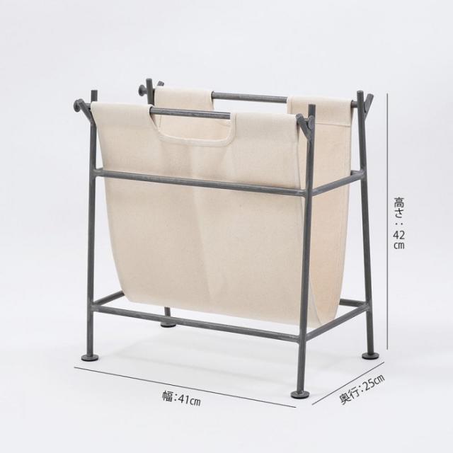 志成販売 キャンバス生地のマガジンラック 423748 |b03_1