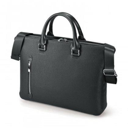 BUSITOOL トラウティ ブリーフケース 薄マチ 両アオリ ブラック 22-5351-10 |b03
