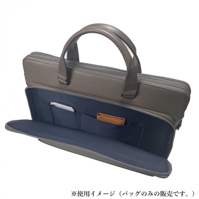 BUSITOOL シュクレ ブリーフケース 薄マチ ダブルルーム型 ベージュ 22-5359-40 |b03_2