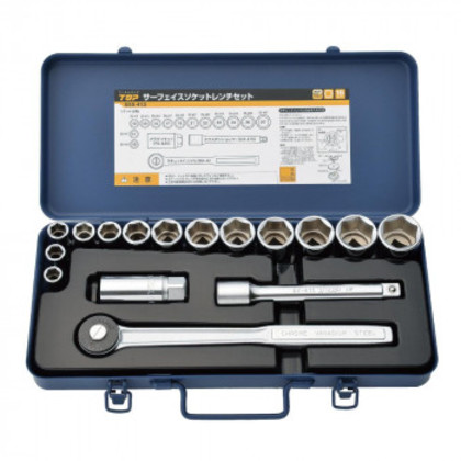 トップ工業(TOP) サーフェイスソケットレンチセット(差込角12.7mm) 16点 SSS-413 |b03