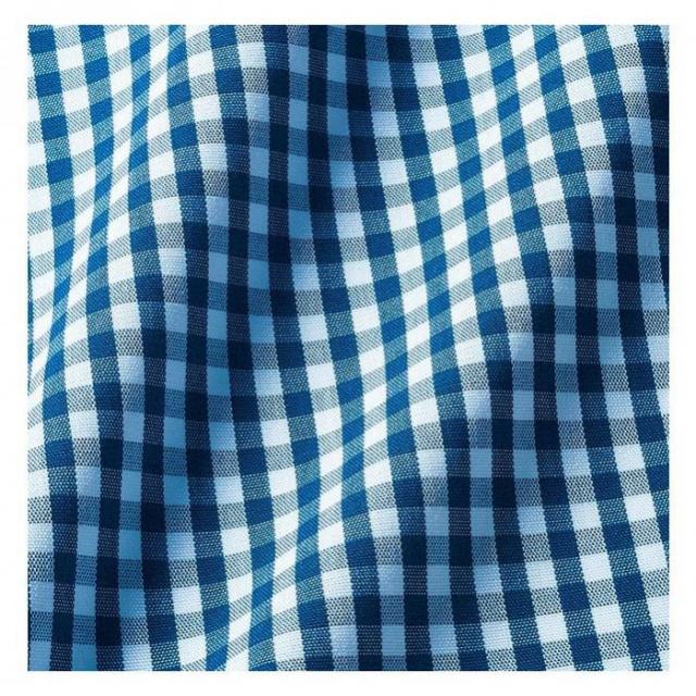 銀時 住商モンブラン シャツ 兼用 長袖 ブルーチェック cm2503-4-S S