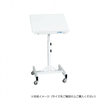 サカエ サポートスタンド移動式 500×400×740mm パールホワイト 抗菌粉体塗装 TS-54RW |b03