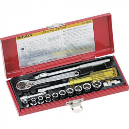 ミトロイ(MITOLOY) 1/4 ソケットレンチセット mm メタルケースセット S216M |b03 14,794円