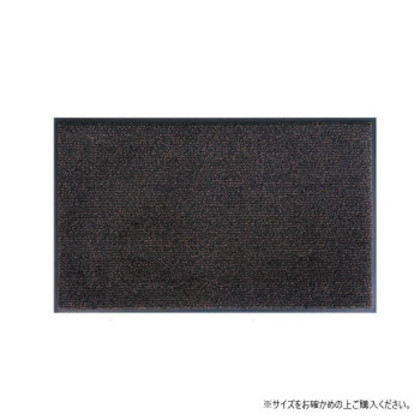(クリーンテックス) 玄関マット Horse Stripe Black Brown 90x120 cm |b03