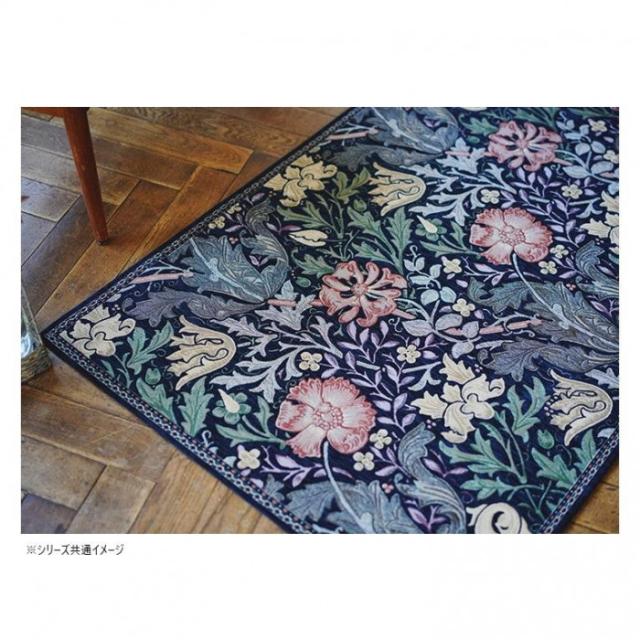 川島織物セルコン Morris Design Studio モリスデザインスタジオ キッチンマット バスマット ハニーサクル オレンジ 50×270c 川島織物セルコン Morris Design Studio コンプトン マット 約67×123cm