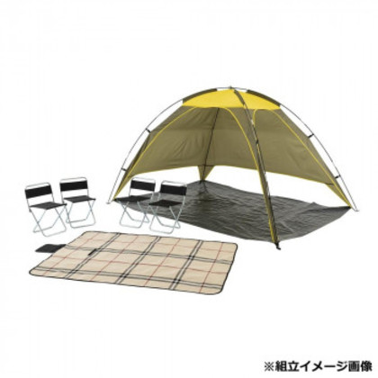 レジャーセット (テント・レジャーシート・チェアー) SH2220 |b03