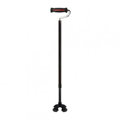 SINANO シナノ 杖 やわらGELグリップ4点杖 TYPE-U ブラック 605502 |b03