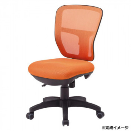 藤沢工業(TOKIO) オフィスチェア ARS-5M オレンジ |b03