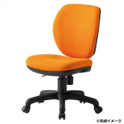 藤沢工業(TOKIO) オフィスチェア FST-77 オレンジ |b03