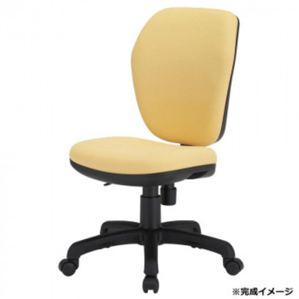藤沢工業(TOKIO) オフィスチェアハイバック FST-77H イエロー |b03