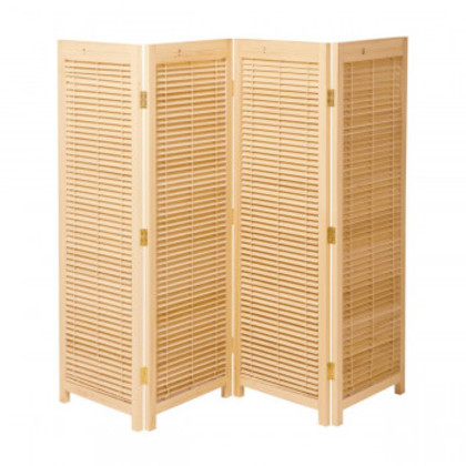 弘益(KOEKI) UTILITY 衝立4連 ナチュラル 高さ1350mm JPLB4SNA |b03