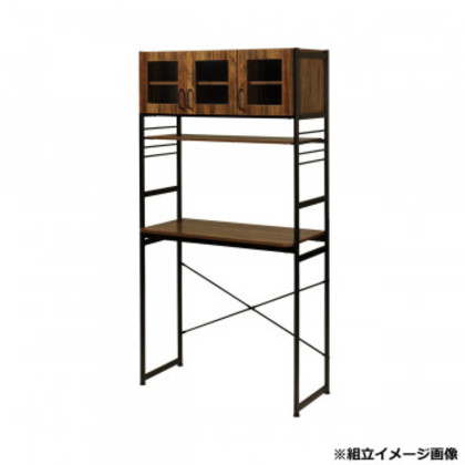 弘益(KOEKI) UTILITY ルナ キッチンラック ブラウン KR930BR |b03