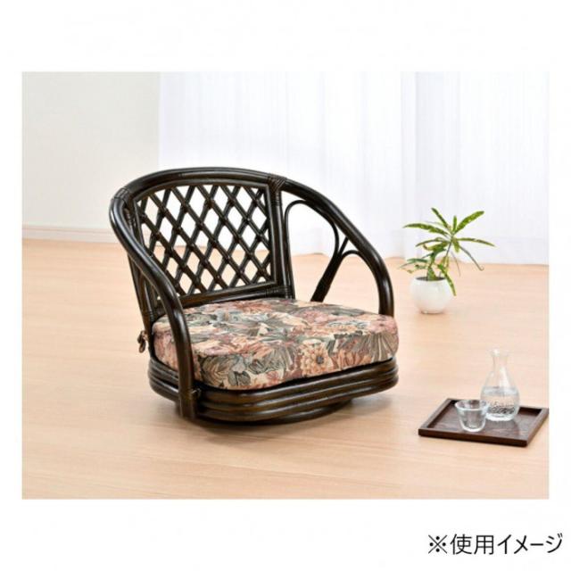 今枝商店 Romantic Rattan 籐回転座椅子1脚売 ロータイプ TK70301 |b03_1