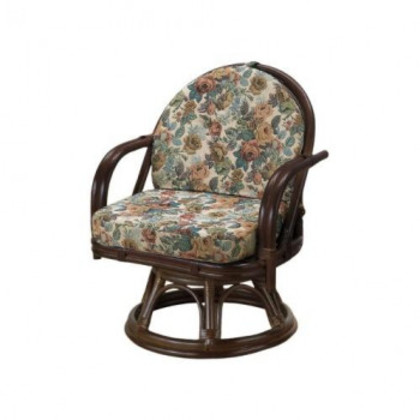 今枝商店 Romantic Rattan 籐ラウンドチェア 回転座椅子 TK771 |b03