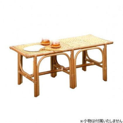 今枝商店 Romantic Rattan 籐ベンチ小 幅100cm Y881 |b03