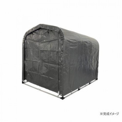 南榮工業 サイクルハウス 3台用(GU) グレーユー |b03