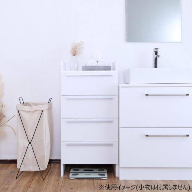 日本製組立家具 ランドリーチェスト 4段 CO-NC-9045H |b03_1