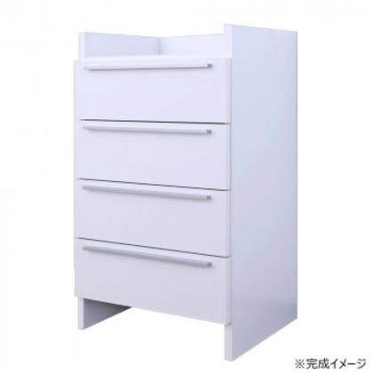 日本製組立家具 ランドリーチェスト 4段 CO-NC-9060H |b03