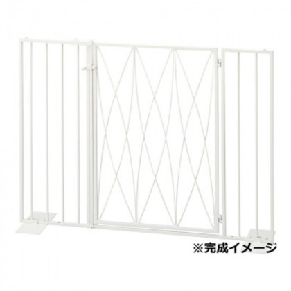 セトクラフト Pet gate ペットゲート オーバル 扉タイプ ミルク S23-0649 |b03