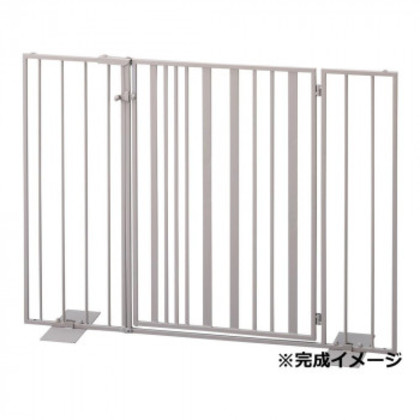 セトクラフト Pet gate ペットゲート ストライプ 扉タイプ ラテ S23-0652 |b03