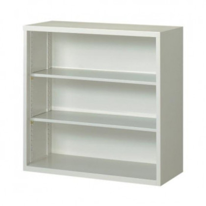 一般書庫/D:400タイプ オープン書庫 3×3型 棚板2枚付 ニューグレー COM-NP303 |b03