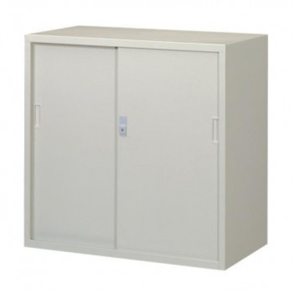 一般書庫/D:515タイプ 3×3深型引違書庫(スチール戸) 棚板2枚付 ニューグレー COM-N303DW |b03
