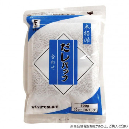 フタバ 本格派だしパック 合わせ (50g×10P)×12袋 6213 |b03