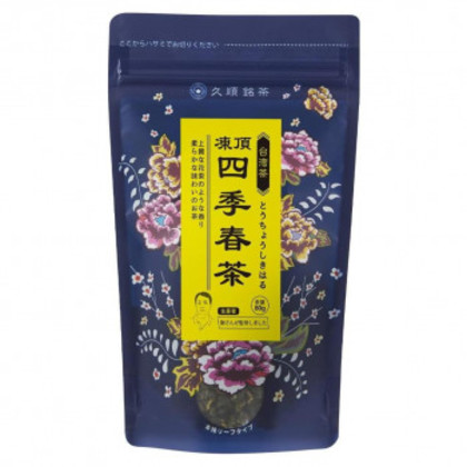 久順銘茶 リーフ 中国茶 凍頂四季春茶 とうちょうしきはるちゃ 80g 12個セット 363 |b03