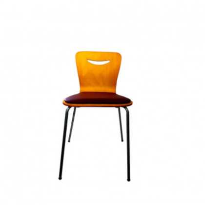 カフェチェアー PWチェアークレセントブラウン LFP-CS4039L-BR |b03