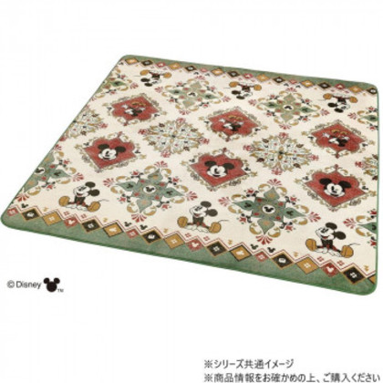 フランネルラグ ミッキーマウス/オリエント 180×240cm GN |b03