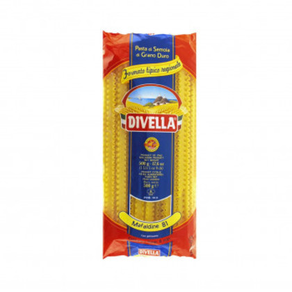 DIVELLA ディヴェッラ パスタ ♯81 マファルディーネ 500g×24個 606-219 |b03