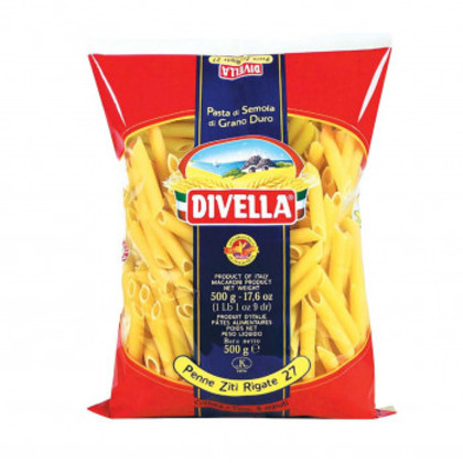 DIVELLA ディヴェッラ ショートパスタ ♯27 ペンネ・ズィーティ・リガーテ 500g×24個 606-132 |b03